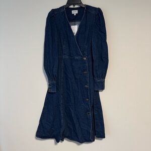 Joie Blue Denim Jolena Midi Dress